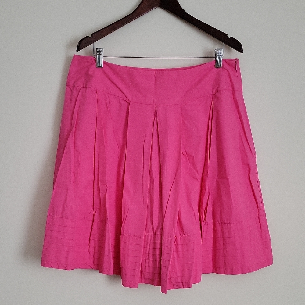 Pure by Alfred Sung Women's Pink A-Line Skirt- Size 16